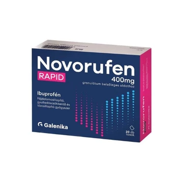 Novorufen Rapid 400 mg oldathoz granulátum 20x