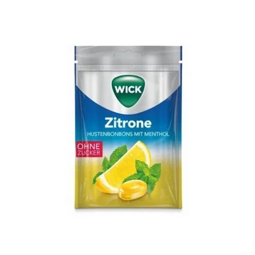 Wick torokcukor Citrom Mentol cukormentes 72g