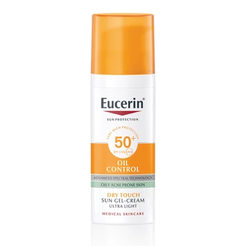 Eucerin Sun Oil Control napozó krém-gél arcra SPF50+ 50ml