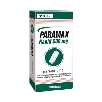 Paramax Rapid 500 mg tabletta 20x