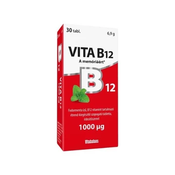 Vita B12 1000 mcg szopogató tabletta VITABALANS 30x