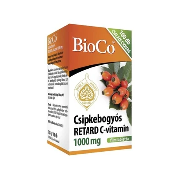 BioCo Csipkebogyó C-vitamin 1000 mg retard tabl. 100x