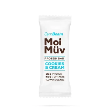 GymBeam MoiMüv fehérjeszelet krémes keksz 60g
