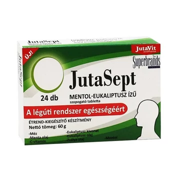 JutaVit Jutasept szopogató tabletta Menta 24x