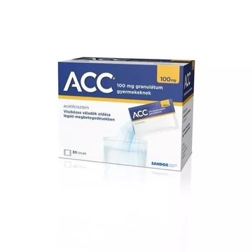 ACC 100 mg granulátum gyermekeknek 30x3g