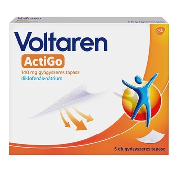 Voltaren ActiGo 140 mg gyógyszeres tapasz 5x