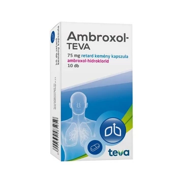 Ambroxol-TEVA 75 mg (régi n.Ambrobene) ret.k.kapsz 10x