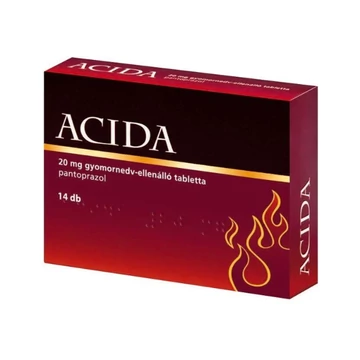 Acida 20 mg gyomornedv-ellenálló tabletta 14x AL/PVC-PVDC-PA/AL