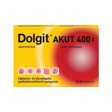 Dolgit Akut 400 mg lágy kapszula 20x