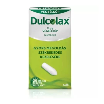 Dulcolax 10 mg végbélkúp (6x)