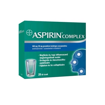 Aspirin Complex 500 mg/30 mg granulát.bels.szuszp. 20x