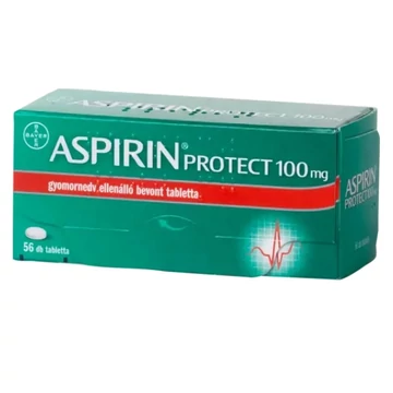 Aspirin Protect 100 mg gyomornedv ellená.bev.tabl. 56x