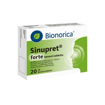 Sinupret forte bevont tabletta 20x