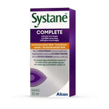 Systane Complete tartósítószer mentes szemcsepp 10ml