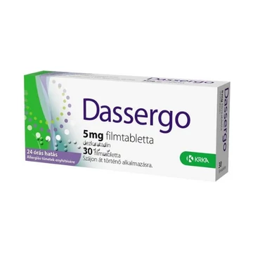 Dassergo 5 mg filmtabletta (régi név:Esradin) 30x