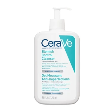 CeraVe tisztító gél pattanások ellen (473ml)