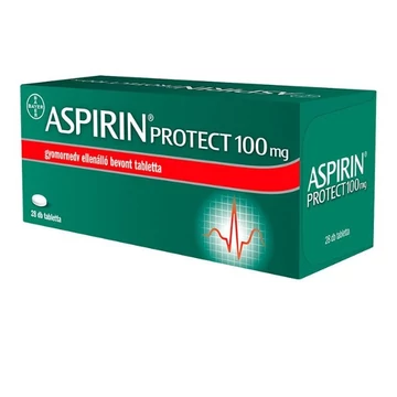 Aspirin Protect 100 mg gyomornedv ellená.bev.tabl. 28x