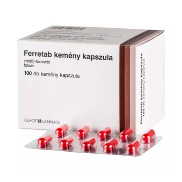 Ferretab kemény kapszula 100x