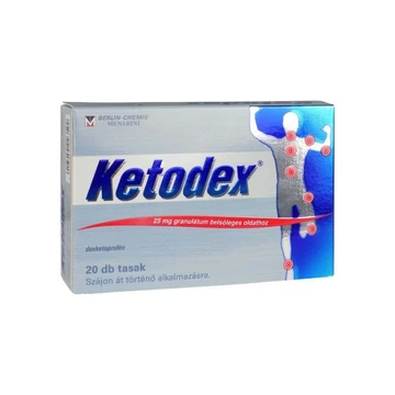 Ketodex 25 mg granulátum belsőleges oldathoz 20x