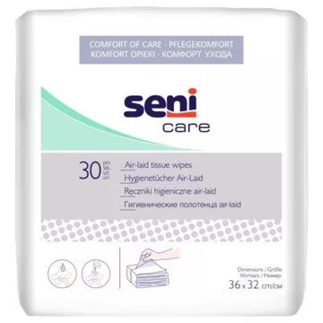 Seni Care törlőkendő Air Laid 30x