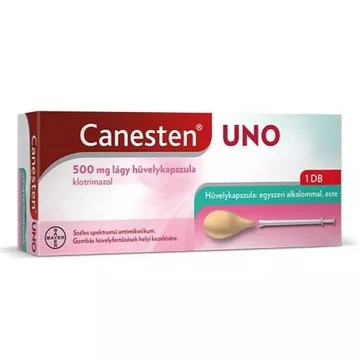 Canesten Uno 500 mg lágy hüvelykapszula 1x