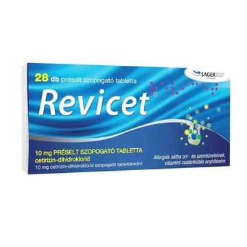 Revicet 10 mg préselt szopogató tabletta 28x