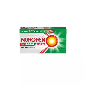 Nurofen Rapid Forte 400 mg lágy kapszula 20x