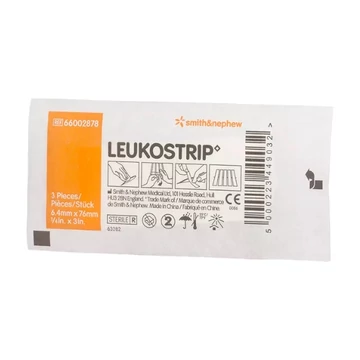 Leukostrip sebzáró csík                6,4mmx 76mm 1x