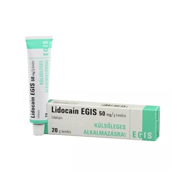 Lidocain EGIS 50 mg/g kenőcs 20g