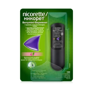 Nicorette Berrymint 1 mg/adag szájnyálk.old.spray 1 adag MEGSZŰNT