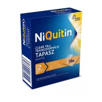 Niquitin Clear 14 mg transzdermális tapasz /78 7x