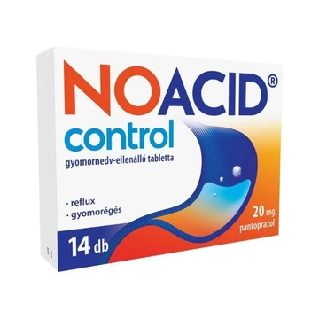 Noacid Control 20 mg gyomornedv ellenálló tabletta (14x)
