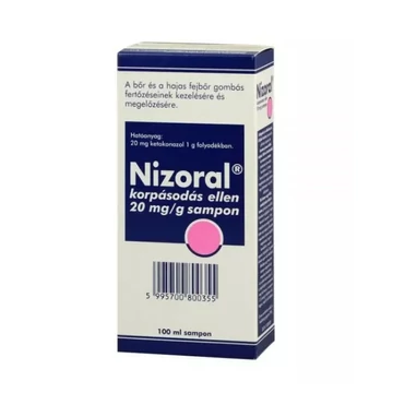 Nizoral 20 mg/g sampon korpásodás ellen 100ml