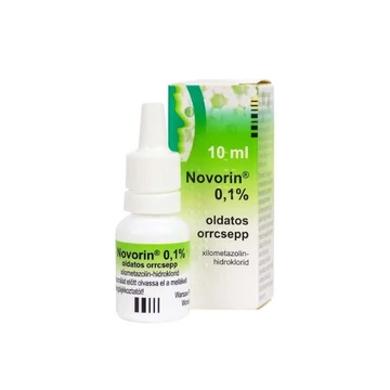 Novorin 0,1% oldatos orrcsepp 10ml