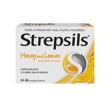 Strepsils Honey and lemon tabletta 24x