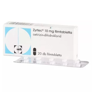 Zyrtec filmtabletta 20x