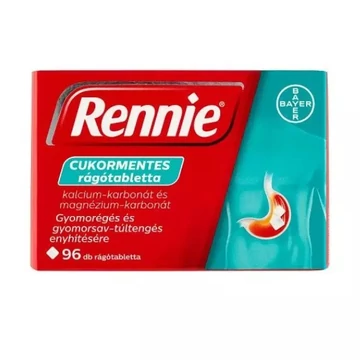 Rennie cukormentes rágótabletta 96x