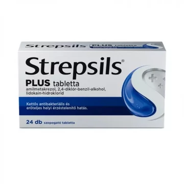 Strepsils Plus tabletta 24x