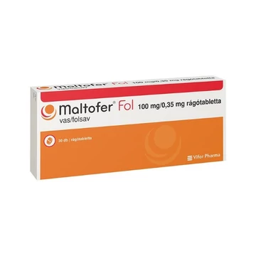 Maltofer Fol  100 mg/0,35 mg rágótabletta 30x