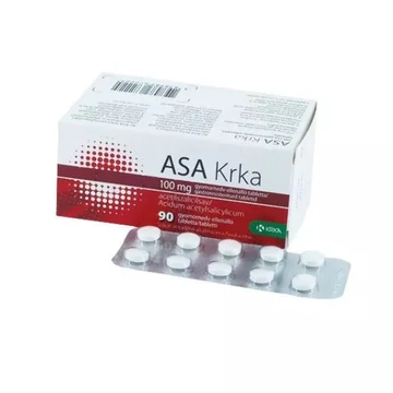 ASA Krka 100 mg gyomornedv.ell.á. tabletta 30x