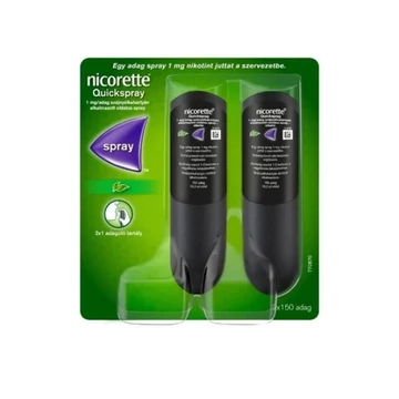 Nicorette Quickspray 1 mg/adag szájnyálk.alk.spray 2x1 adagoló tartály