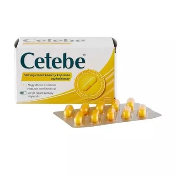 Cetebe 500 mg retard kemény kapszula 60x bliszter