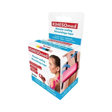 Kinesomed kinesio tape szalag 5cmx5m rózsaszín 1x