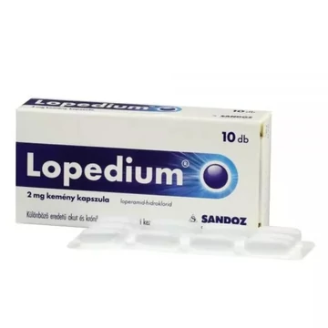 Lopedium 2 mg kemény kapszula 10x