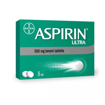 Aspirin Ultra 500 mg bevont tabletta 8x