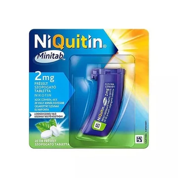 Niquitin Minitab 2 mg szopogatótabletta préselt 20x