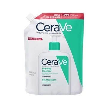 CeraVe habzó tisztító gél arcra, testre utántöltő 473ml