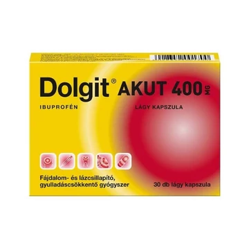 Dolgit Akut 400 mg lágy kapszula 30x