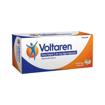 Voltaren Dolo Rapid 25 mg lágy kapszula 30x átlátszatlan buborékc