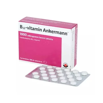 B12-vitamin Ankermann 1000 mcg bevont tabletta 100x